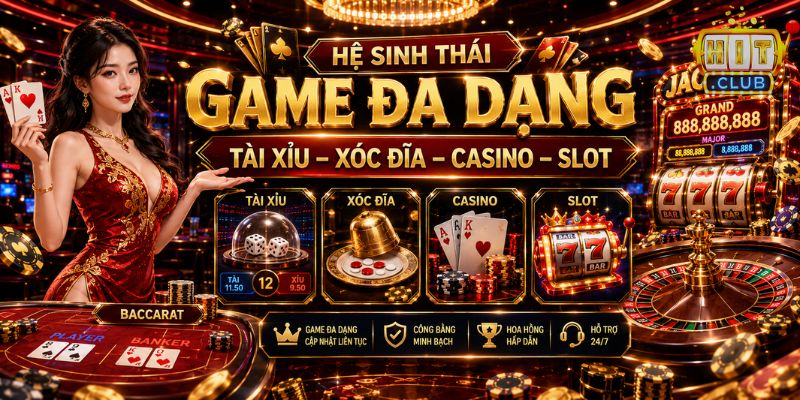 HitClub ⭐️ Link Vào Hit Club Mới T8/2026 Ưu Đãi Khủng Kho game bài HITCLUB